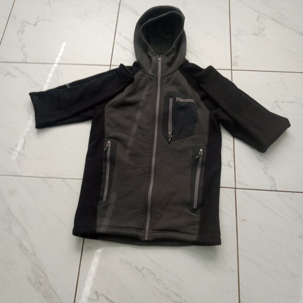 Marmot polartech hooded jacket size small.